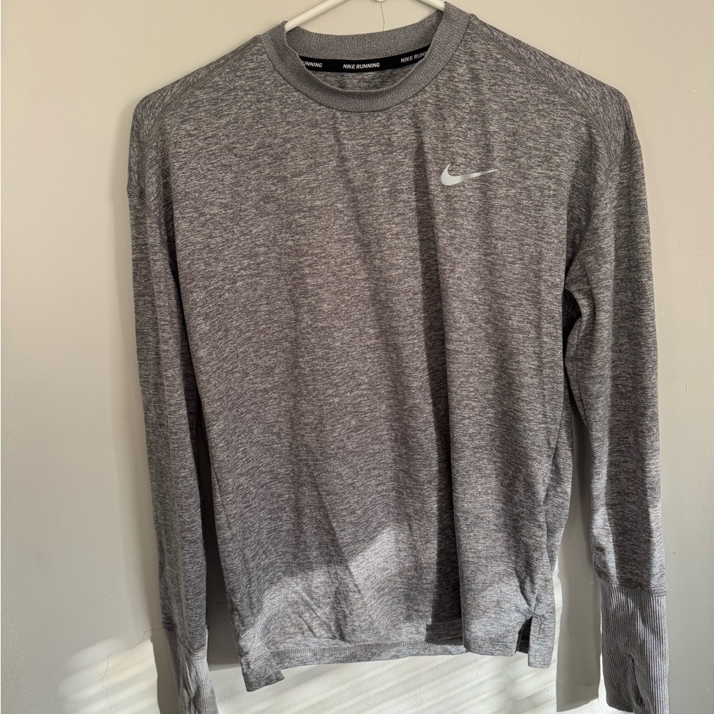 Nike Heather Gray Dri-FIT Top